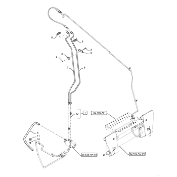 TR340) - COMPACT TRACK LOADER - TIER 4B (4/15-) (35) - HYDRAULIC 