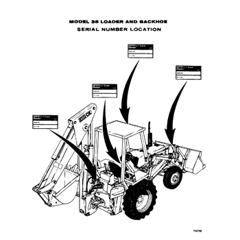 case backhoe serial number