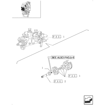 BOMBA DE COMBUSTIBLE PARA TRACTOR CASE JX95 - 504090936