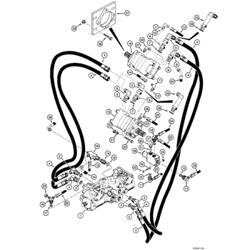 1845c Case Uni Loader Skid Steer Loader North America 1 85 12 01 06 13a Pump Assy Tandem Jaf Case Agriculture