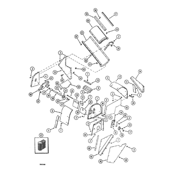 1660) - CASE IH AXIAL-FLOW COMBINE (S/N JJC0038346 & AFTER) (NORTH AMERICA)  (1/90-12/92) (16) - GRAIN ELEVATORS & AUGERS Case Agriculture
