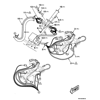 8575) - CASE IH MID-SIZE RECTANGULAR BALER (NORTH AMERICA) (1/95-12/00)  (08-020) - KNOTTER BLOWER ASSEMBLY-CONTINUED (PUMP & MOUNTING) Case  Agriculture