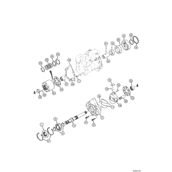 1845c Case Uni Loader Skid Steer Loader North America 1 85 12 01 06 13a Pump Assy Tandem Jaf Case Agriculture