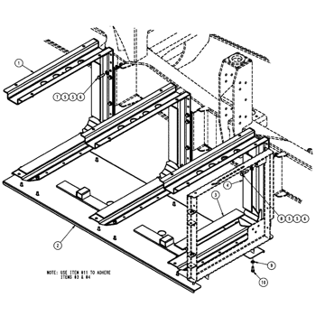 FLX3010) - FLOATER (8/04-8/06) (04-003) - REAR AXLE GROUP, FLX3010 &  FLX3510, WITH AUXILIARY Case Agriculture