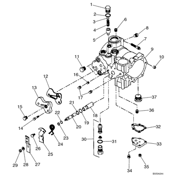 1845c Case Uni Loader Skid Steer Loader North America 1 85 12 01 06 13d Pump Assy Tandem Jaf Case Agriculture