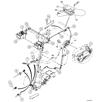 case 40xt battery location