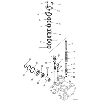 1845c Case Uni Loader Skid Steer Loader North America 1 85 12 01 06 13d Pump Assy Tandem Jaf Case Agriculture