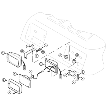 CX70) - CASE IH CX-SERIES DIESEL TRACTOR (1/98-12/02) (04