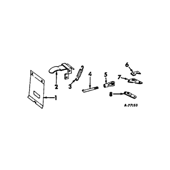 Interrupteur + inverseur 2 positions pour Case IH 856 XL 1964835C1