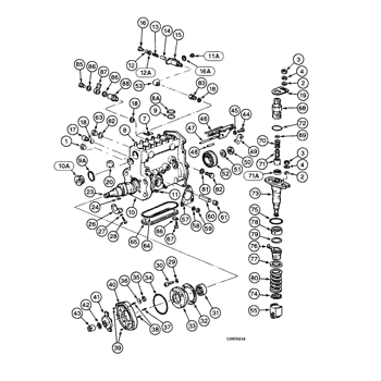 D 466 6 CYLINDER DIESEL ENGINE 1 81 12 89 9E 068 FUEL