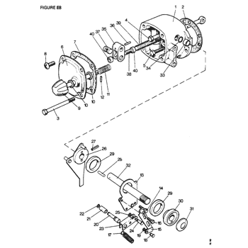 1410) - DAVID BROWN DIESEL TRACTOR (1/76-12/80) (E09-1) - SELECTAMATIC  HYDRAULIC SYSTEM, CONTROL LEVER AND QUADRANT 1410, 1412, 1412G Case  Agriculture