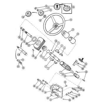 Volant De Direction - Case IH Magnum 7210 - Quality Tractor Parts - 55846