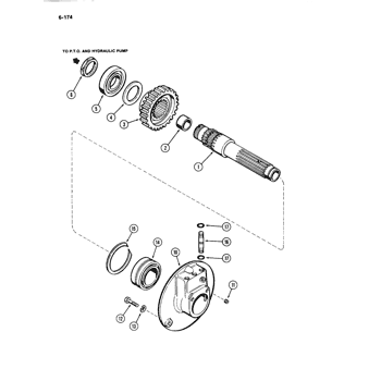 3147441R91, 3147441R92 Filtre à huile de transmission tracteur Case IH 323,  353, 383, 423, 453, 553, 554, 644, 743, 744, 745, 824, 844, 955, 956, 1055,  SO 061, 84533578, 9513024, P554770, SO061