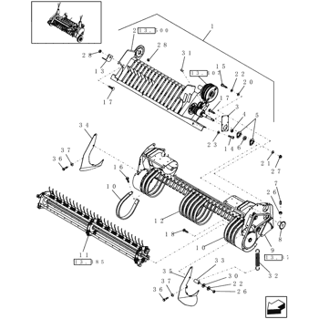 New Holland Spring Part # 86622143