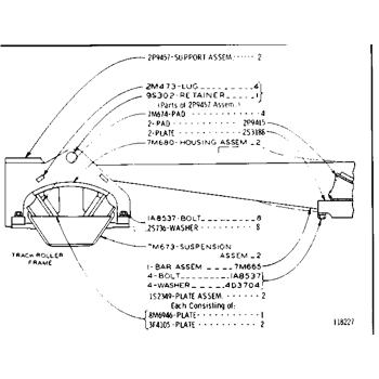 caterpillar d6c equalizer bar