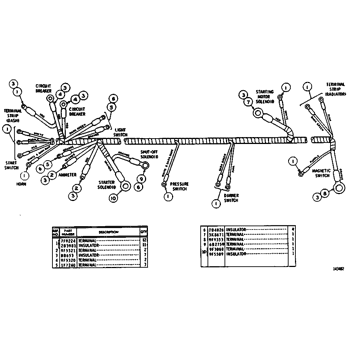 WIRING DIAGRAM--24 Volt System Serial No. 54K771 to 54K786 