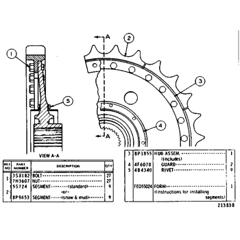 3S8701 FINAL DRIVE GROUP--Lower Half-Part 2 of 2 Serial No 