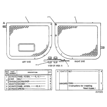 5G0936 ENGINE ENCLOSURE GROUP SERIAL NO 