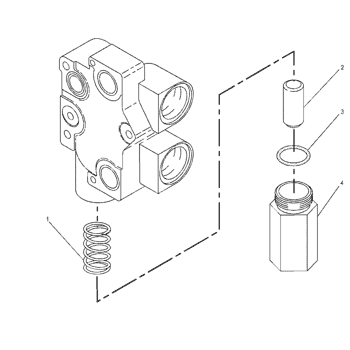 6E3655 VALVE GP-RELIEF DIRECT OPERATED PART OF 9T7938, 9T7939