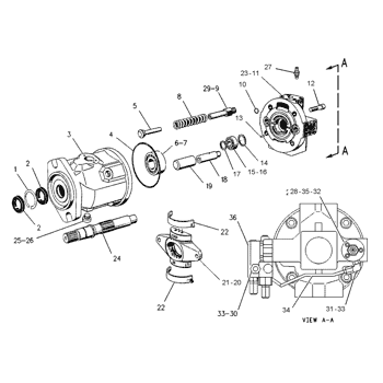 ROTATING GP-PUMP 1205726 - Caterpillar | AVSpare.com