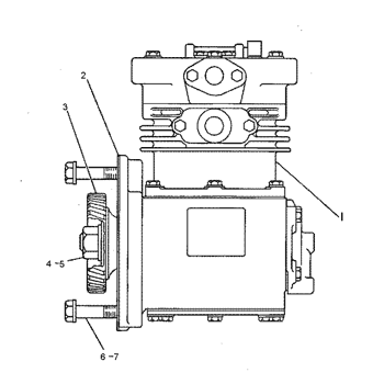 4W9492 - KIT-AIR COMPRESSOR for Caterpillar (CAT)