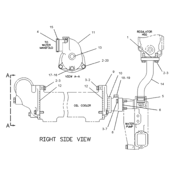 BONNET-OIL COOLER 4P3691 - Caterpillar | AVSpare.com