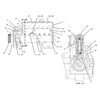 7W-7031 NOZZLE GP-UNIT INJECTOR PART OF 7E-0259 LINES GP-FUEL INJECTION  3406B MARINE ENGINE