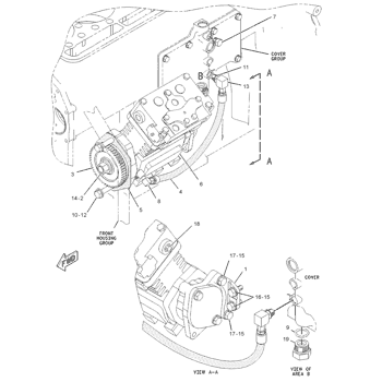 206-9661 AIR COMPRESSOR GP S/N JSC1-UP TOP AIR INLET Type 2 FOR 