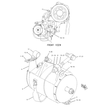 STRAP AS 2084621 - Caterpillar | AVSpare.com