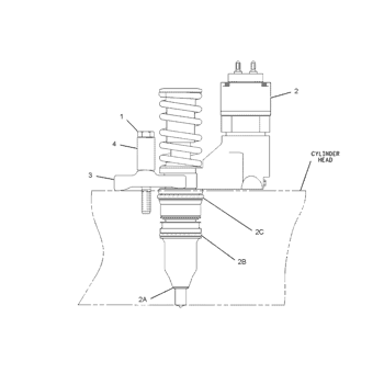 Caterpillar 3175278 Parts scheme FUEL INJECTOR GP