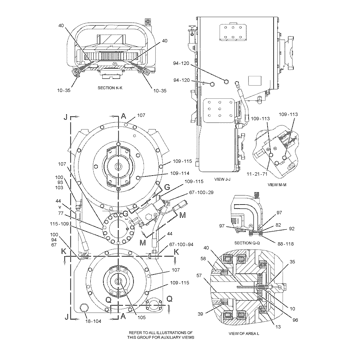 243-4030: Gear Group-Transfer Case (With Differential)