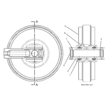 IDLER & BEARING AS 2624781 - Caterpillar | AVSpare.com IDLER & BEARING AS 2624781 - Caterpillar | AVSpare.com