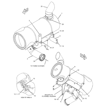 MUFFLER AS 2666269 - Caterpillar | AVSpare.com