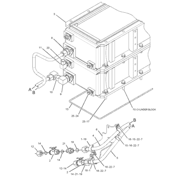 AFTERCOOLER GP-WATER 2886663 - Caterpillar | AVSpare.com