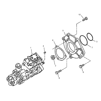 Caterpillar 3264635 Parts scheme PUMP GP-FUEL INJECTION