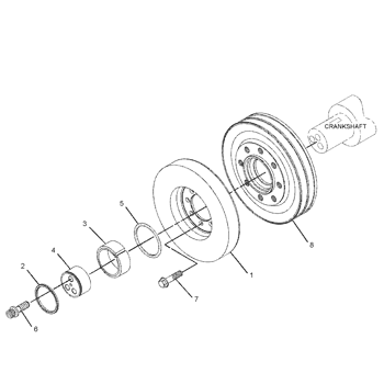 PULLEY GP-CRANKSHAFT 2332684 - Caterpillar | AVSpare.com