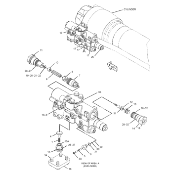 225 4785 Valve Gp Load Control Boom Cylinder S N Wne1 Up Zmf1 Up Cwg1 Up Part Of 278 6874 286 6495 317 47 337 1276 Lines Gp Boom Cylinder Type 1 An Attachment 323d Ln Avspare Com