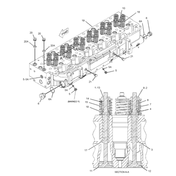 CYLINDER HEAD AS 2418392 - Caterpillar | AVSpare.com