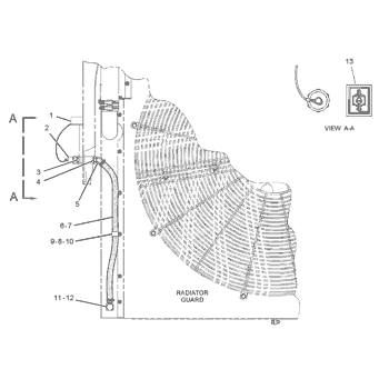 351 1285 Radiator Gp S N Rcy1 Up Part Of 4 6575 Radiator Gp R3000h Load Haul Dump Avspare Com