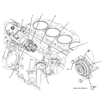 Caterpillar 3190678 Parts scheme PUMP GP-UNIT INJECTOR HYD