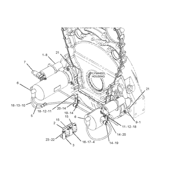 7 1549 Starting Motor Gp Electric S N At41 Up 24 Volt 42mt Semi Solid Link Part Of 285 53 351 56 Starting Motor Gp Electric An Attachment C27 Avspare Com