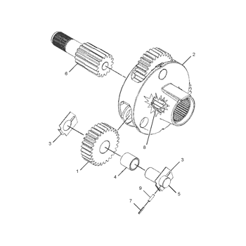 GEAR-PLANETARY 3255440 - Caterpillar | AVSpare.com
