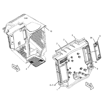 345-6030: Cab Floormat