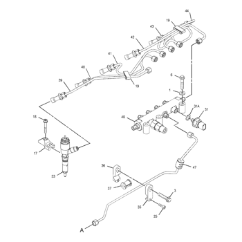 Caterpillar 3178021 Parts scheme PUMP GP-FUEL INJECTION