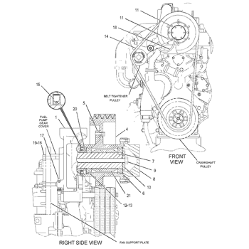 V-BELT SET 1152460 - Caterpillar | AVSpare.com