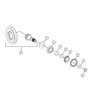 GEAR-BEVEL 4907433 - Caterpillar | AVSpare.com