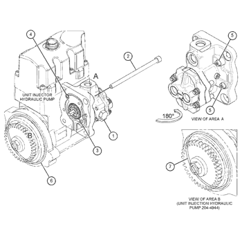 Caterpillar 3186357 Parts scheme PUMP GP-FUEL TRANSFER