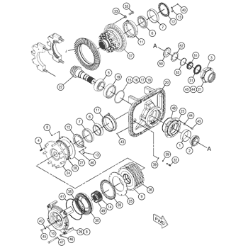 243-4030: Gear Group-Transfer Case (With Differential)