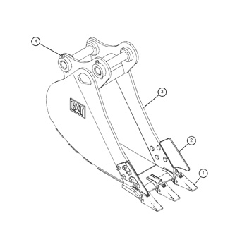 358-8616 BUCKET & ADJUSTER GP -GENERAL PURPOSE S/N DWR1-UP 358-8616 BUCKET & ADJUSTER GP -GENERAL PURPOSE S/N DWR1-UP