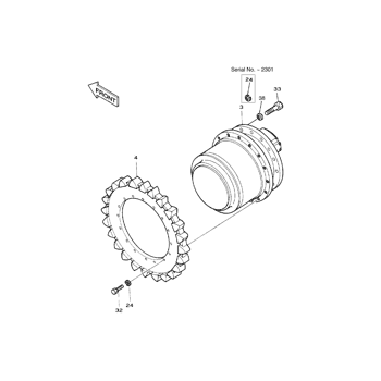 SPROCKET 2108-1028 - Doosan | AVSpare.com